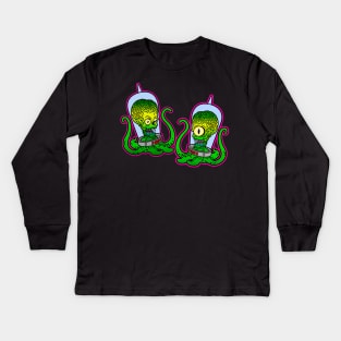 Aliens of Springfield Kids Long Sleeve T-Shirt